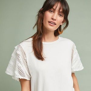 ANTHROPOLOGIE Quentin textured top